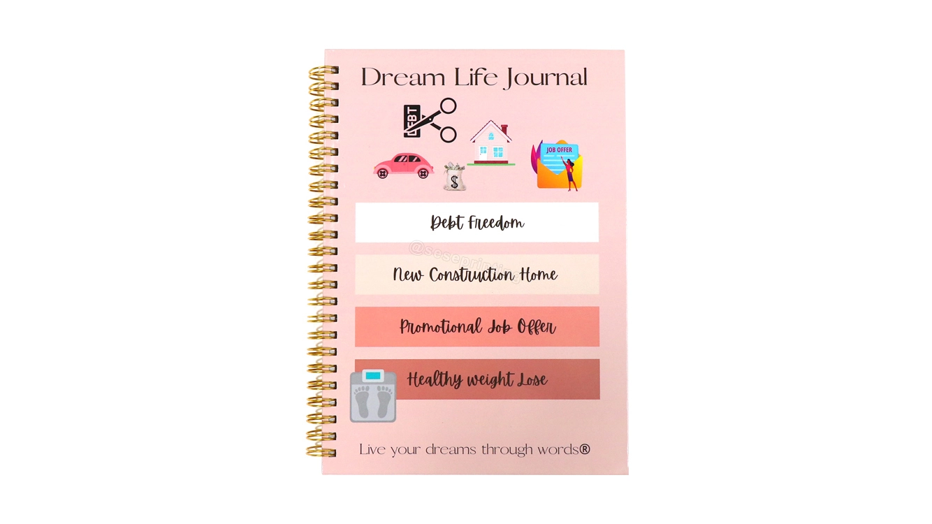 Printing Self Care Love Life Journal Health Weight Loss Dream Planner 1
