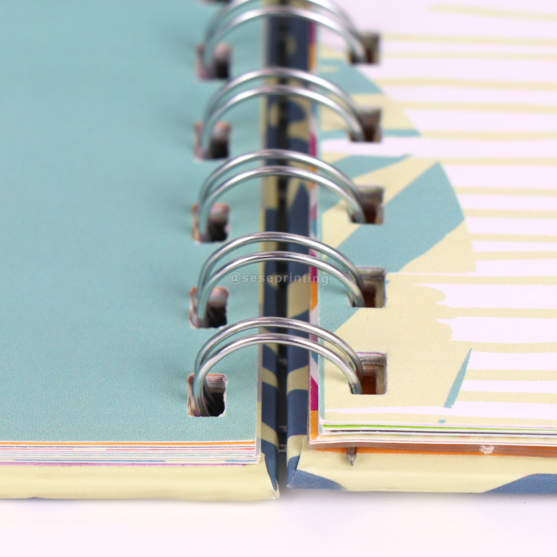 Spiral Notebook Custom Logo Journal Planner Agendas 2023 Personalizada 8