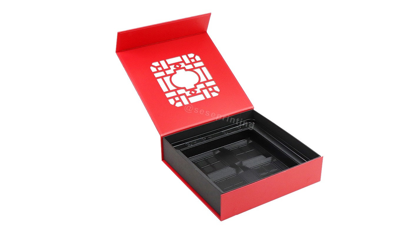 Custom Hollow Out Luxury Magnetic Box Gift Boxes with Magnetic Lid 1