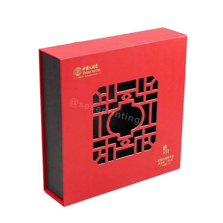 Custom Hollow Out Luxury Magnetic Box Gift Boxes with Magnetic Lid 7