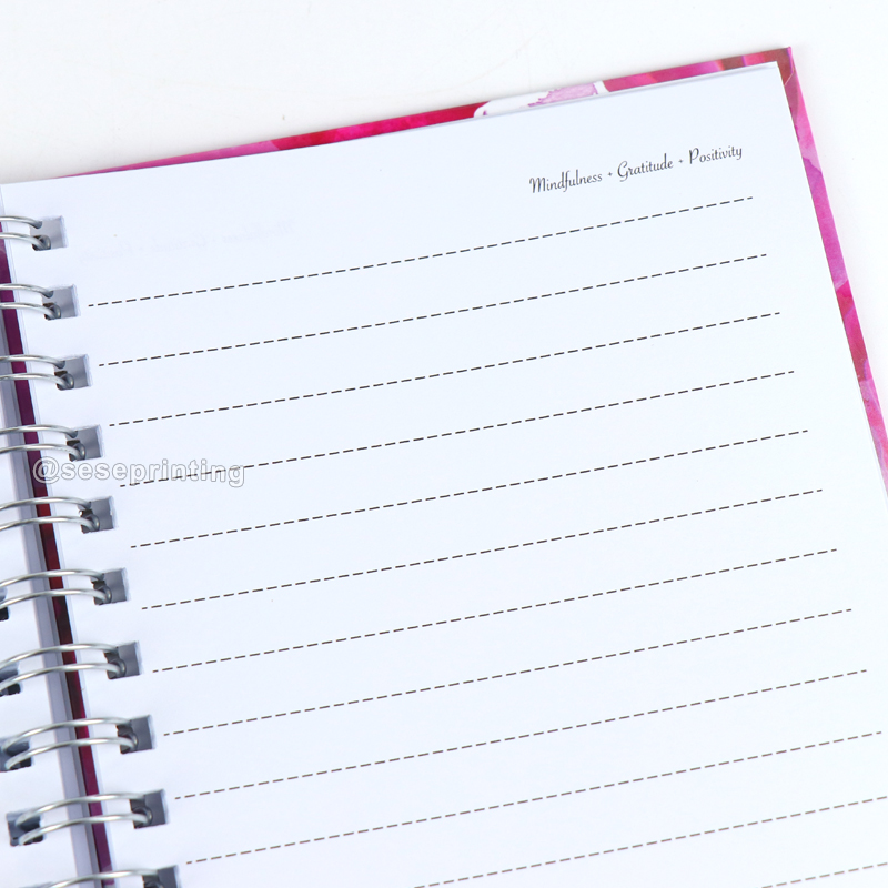 Personal Exercise Book 100/120/140 Pages Customizable Logo Journal Spiral Notebook 7