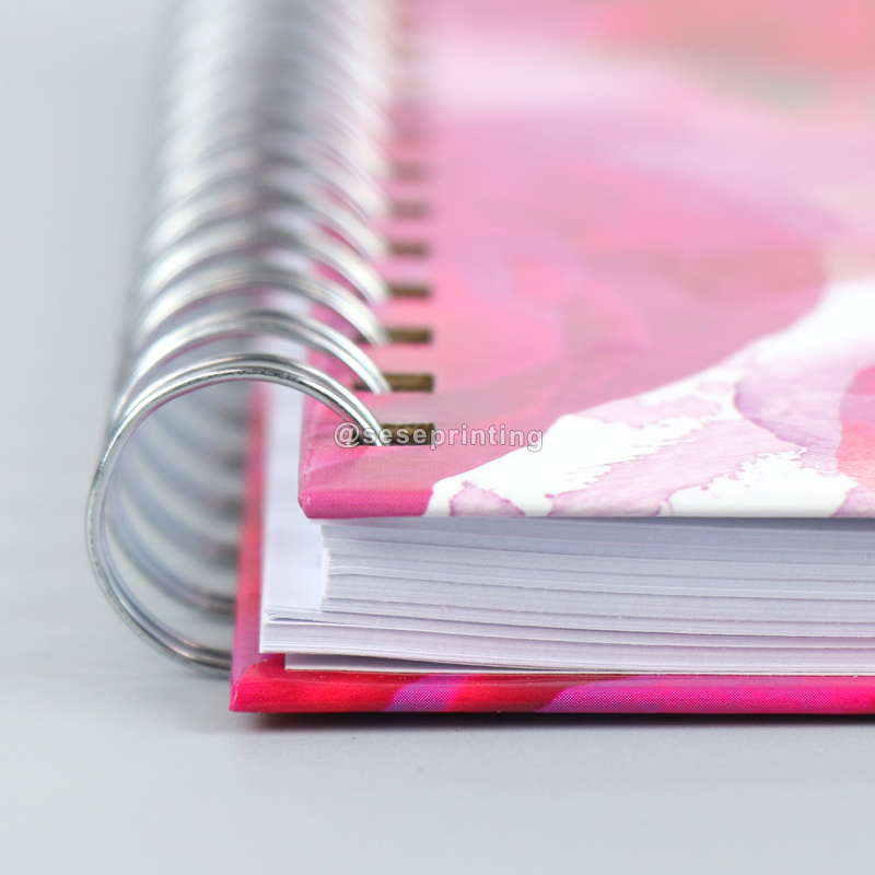 Personal Exercise Book 100/120/140 Pages Customizable Logo Journal Spiral Notebook 8