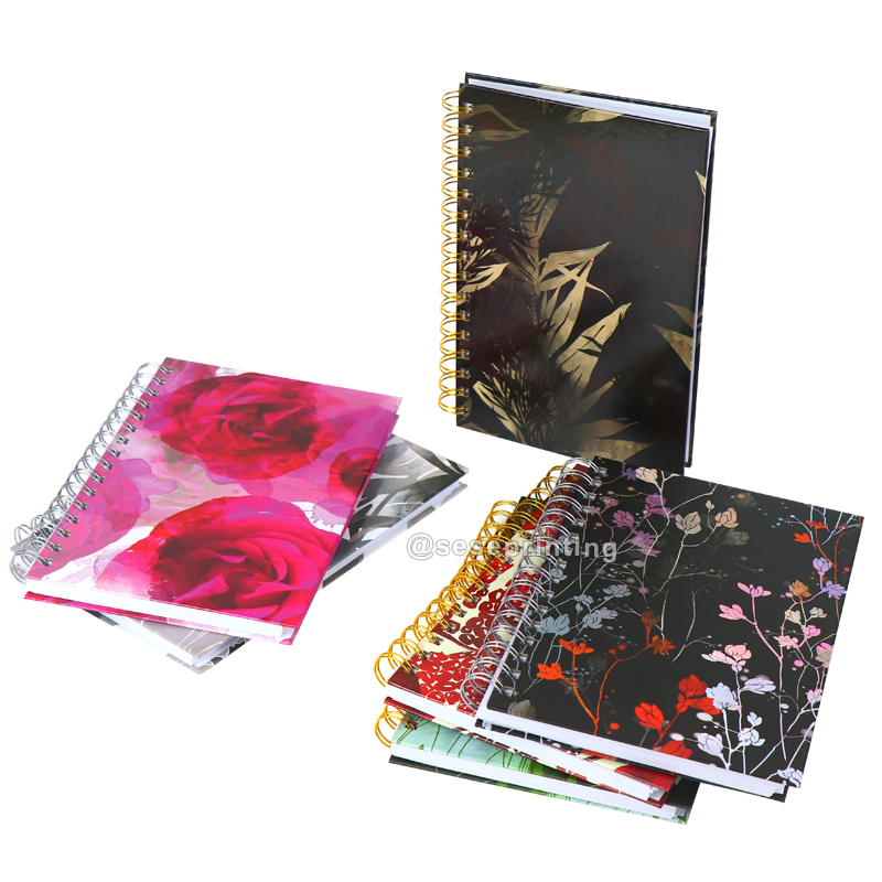 Personal Exercise Book 100/120/140 Pages Customizable Logo Journal Spiral Notebook 6