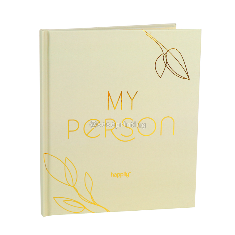Printed Elegant Notebooks Creative Hardcover Diary Notepad Custom Person Journal 6