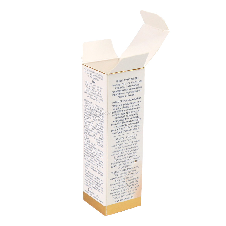Custom Design Cosmetic Packaging Box 350g Paperboard Folding Tuck Top Packaging Box 7