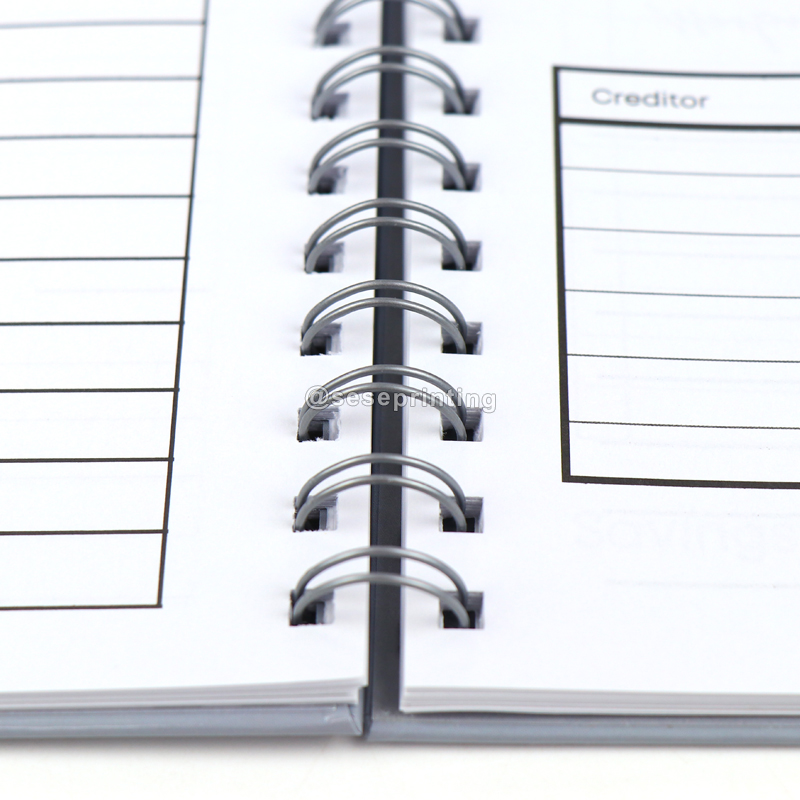 Custom Monthly Budgeting Journal Finance Planner Hardcover Income Tracker Notebook Budget Planner 7