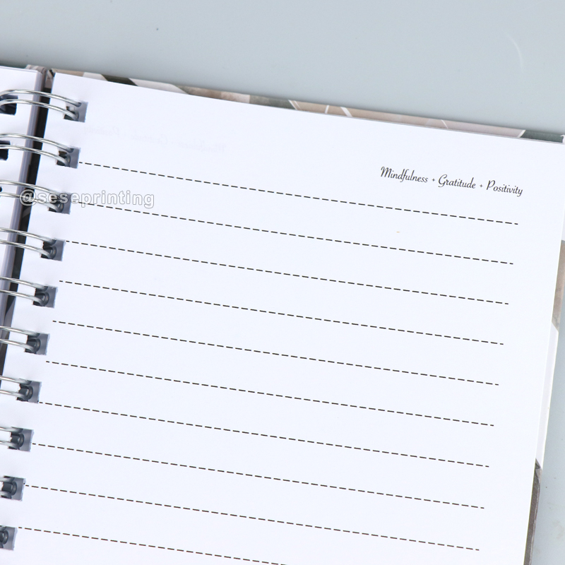 A5 Wire Binding Notebook Hardcover Journal Custom Diary Spiral Notebooks - SeSe Printing 7