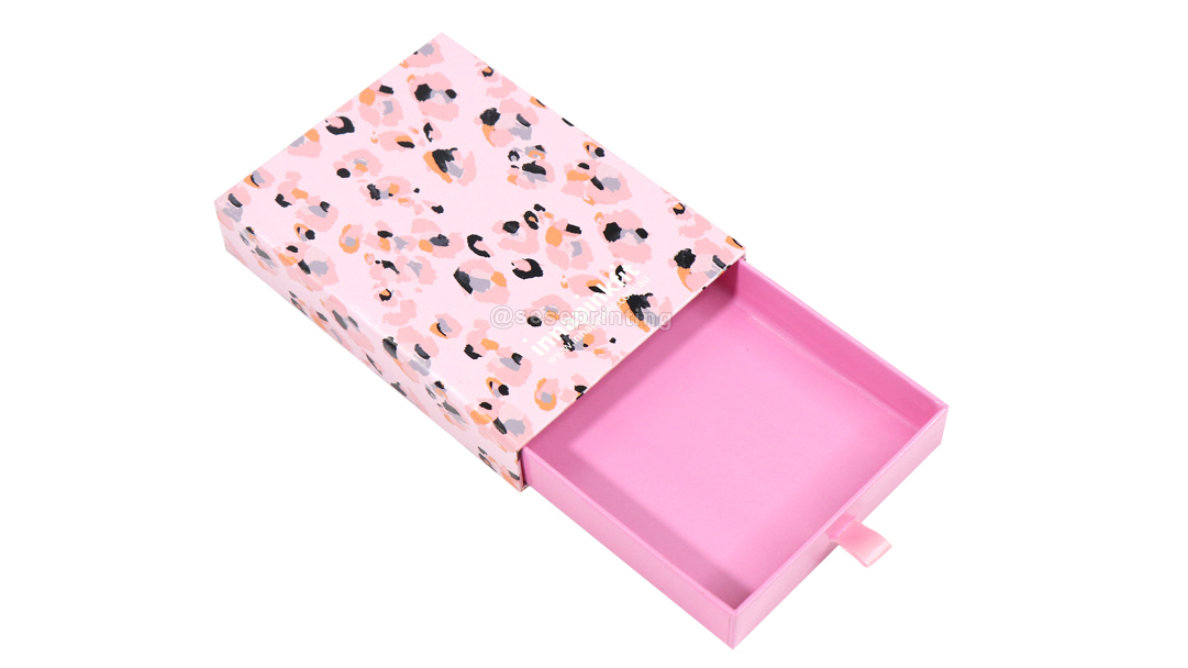 Custom Pink Drawer Box Packaging for Card Deck 1