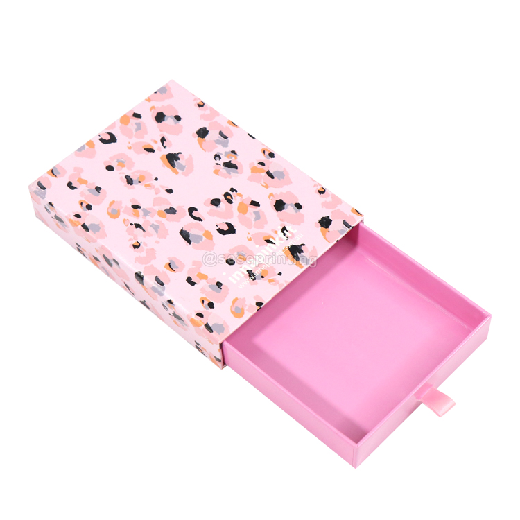 Custom Pink Drawer Box Packaging for Card Deck 10