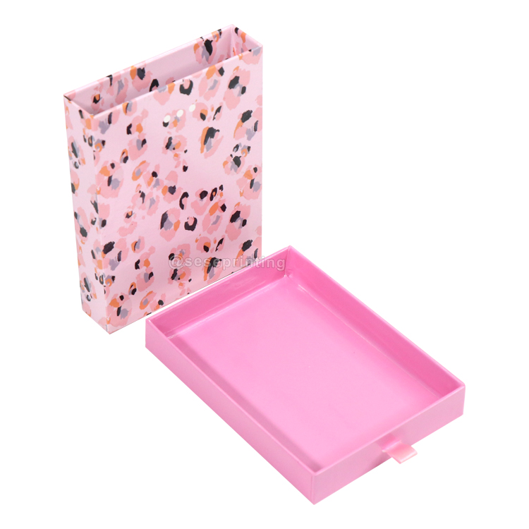 Custom Pink Drawer Box Packaging for Card Deck 11