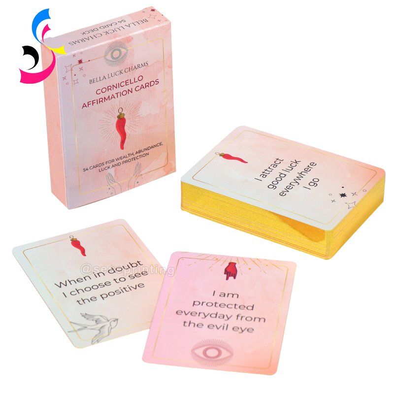 Boost your self-affirmation! Customized Positive Statement Card Printing Service 4