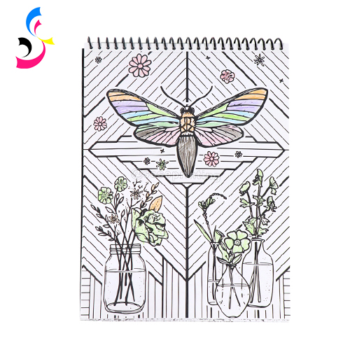 Custom Coloring Book Binding and Paper Options 1