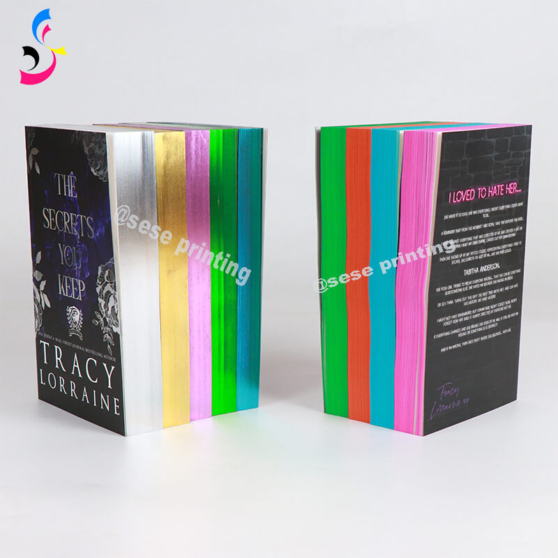 Custom Printing Patterns and Illustrations on Sprayed Edges Books 1