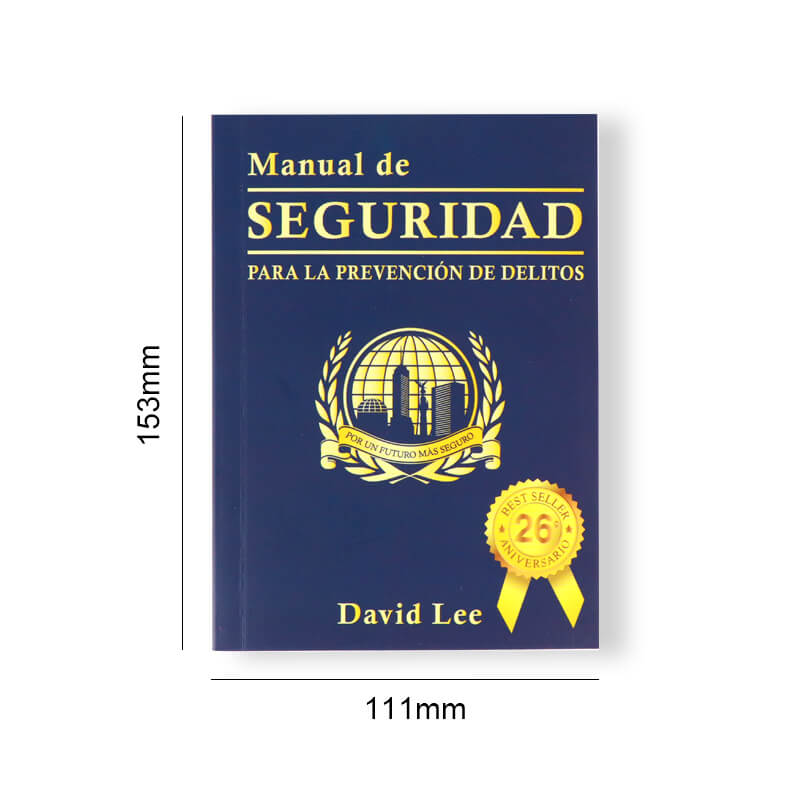 Black and White Paperback Manual Book Printing Spot UV Coating 6