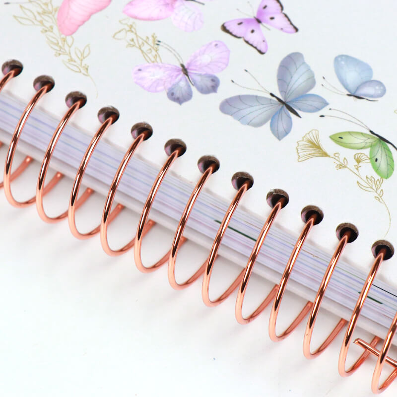 Custom Printing Spiral Monthly Pocket Agenda Planner with Tabs 14