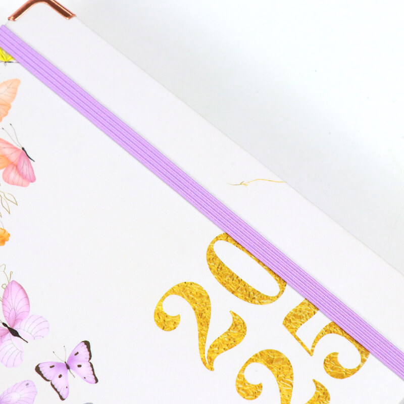 Custom Printing Spiral Monthly Pocket Agenda Planner with Tabs 11