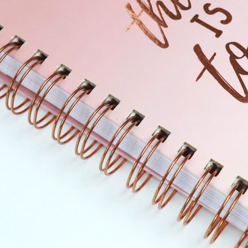 Inspirational Journal Printing Spiral Wedding Planner with Stickers 11