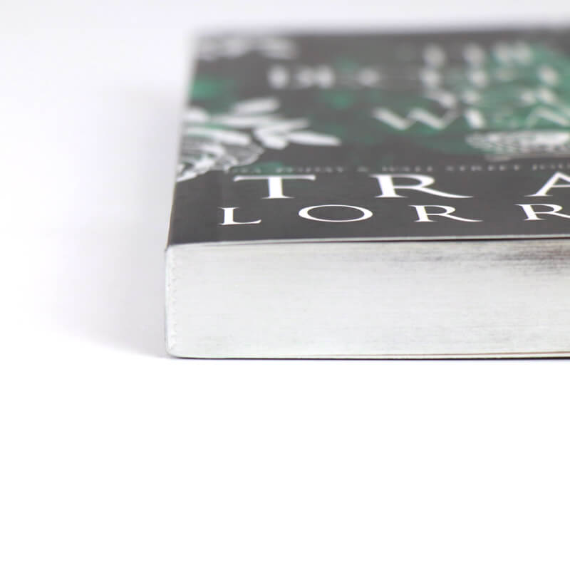 Foil Cover Fiction Book Print Paperback Novel with Sprayed Edges 10