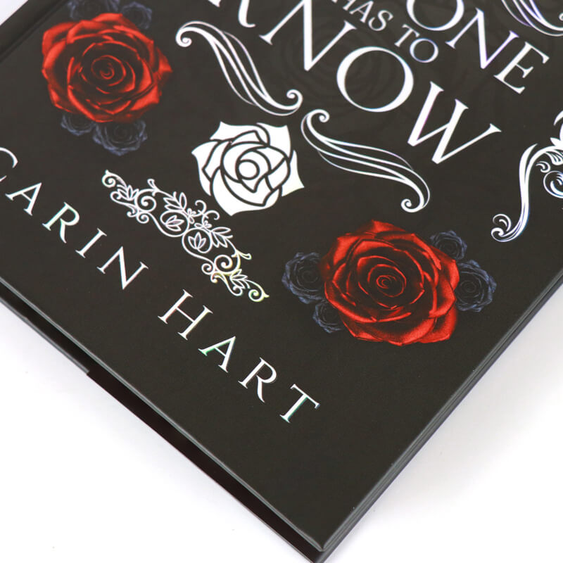 Hardback Book Printed with Endpapers, Dust Jackets and Sprayed Edges 10