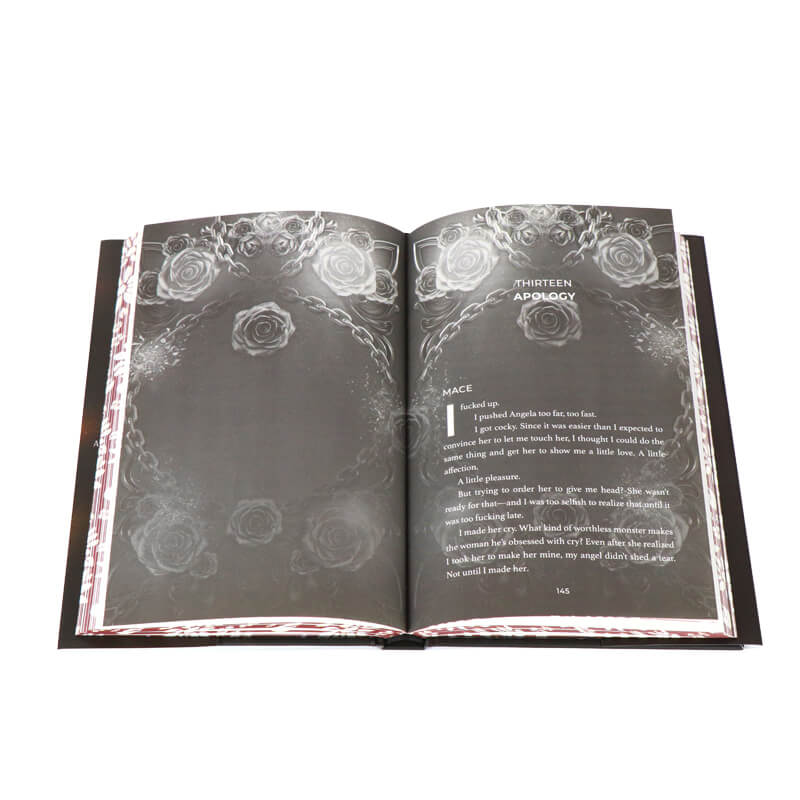 Hardback Book Printed with Endpapers, Dust Jackets and Sprayed Edges 8