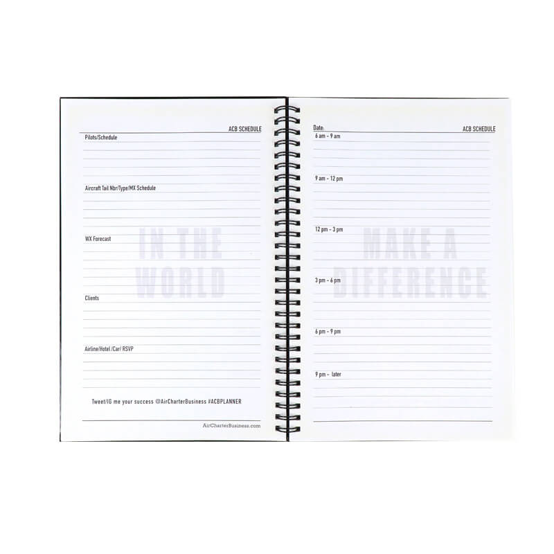 Hardcover Spiral Journal Daily Schedule Business Planner Printing 7