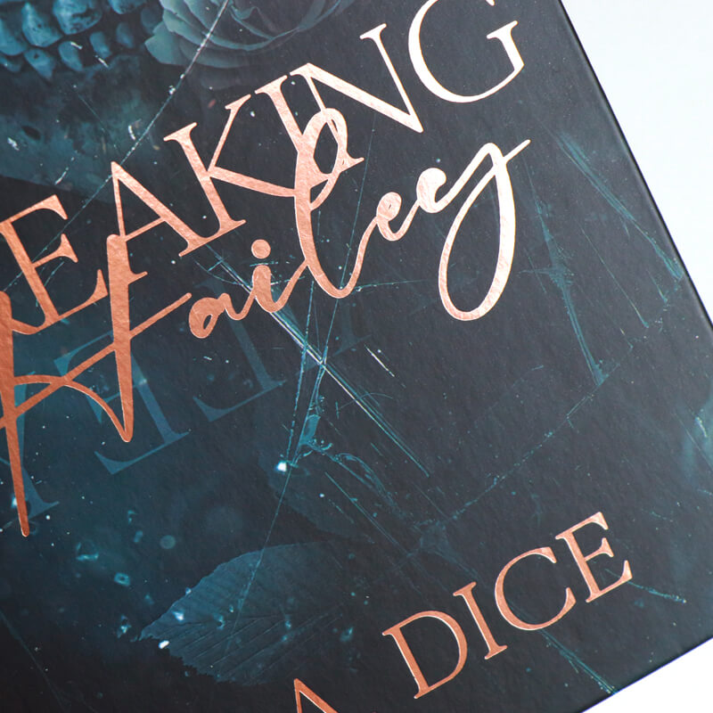 Hardcover Fiction Book with Sprayed Edges and Foiled on Cover 8