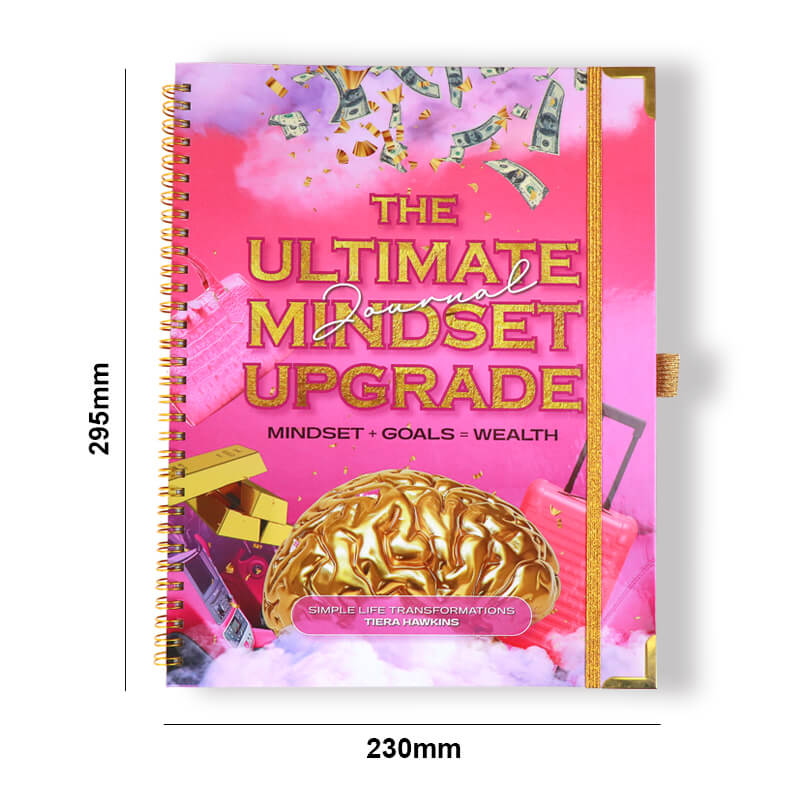 Custom Spiral Hardcover Budget Planner Printing Mindset Journal 6