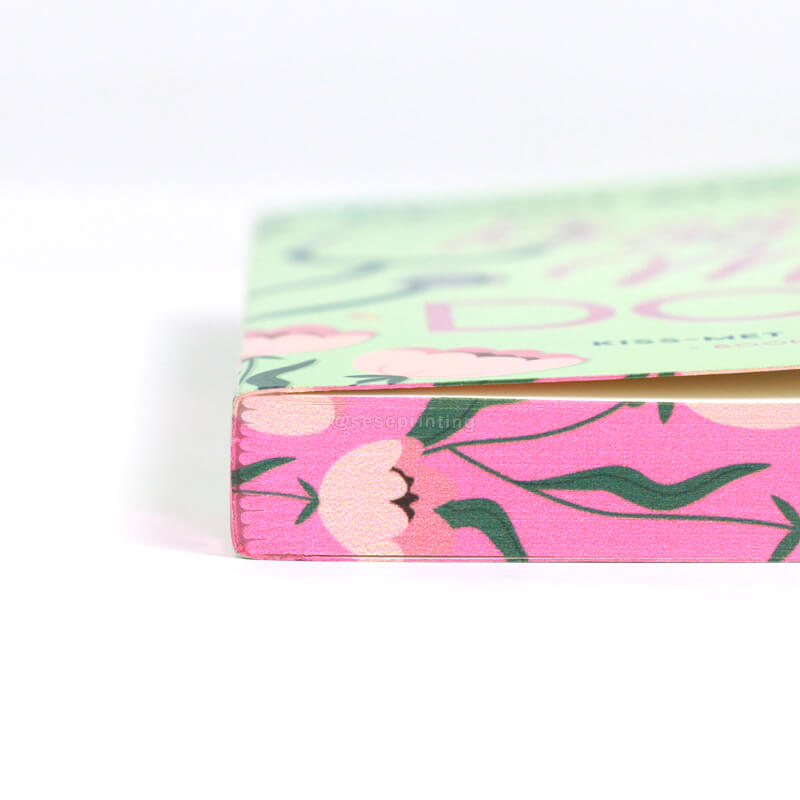 Publishing Paperback Book with Foiling on the Cover and Sprayed Edges 10