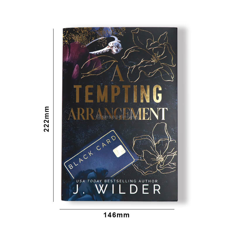 Gold Foil Hardback Novel with Foil Dust Jackets and Sprayed Edges 6