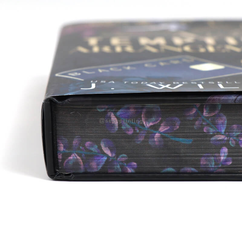 Gold Foil Hardback Novel with Foil Dust Jackets and Sprayed Edges 11