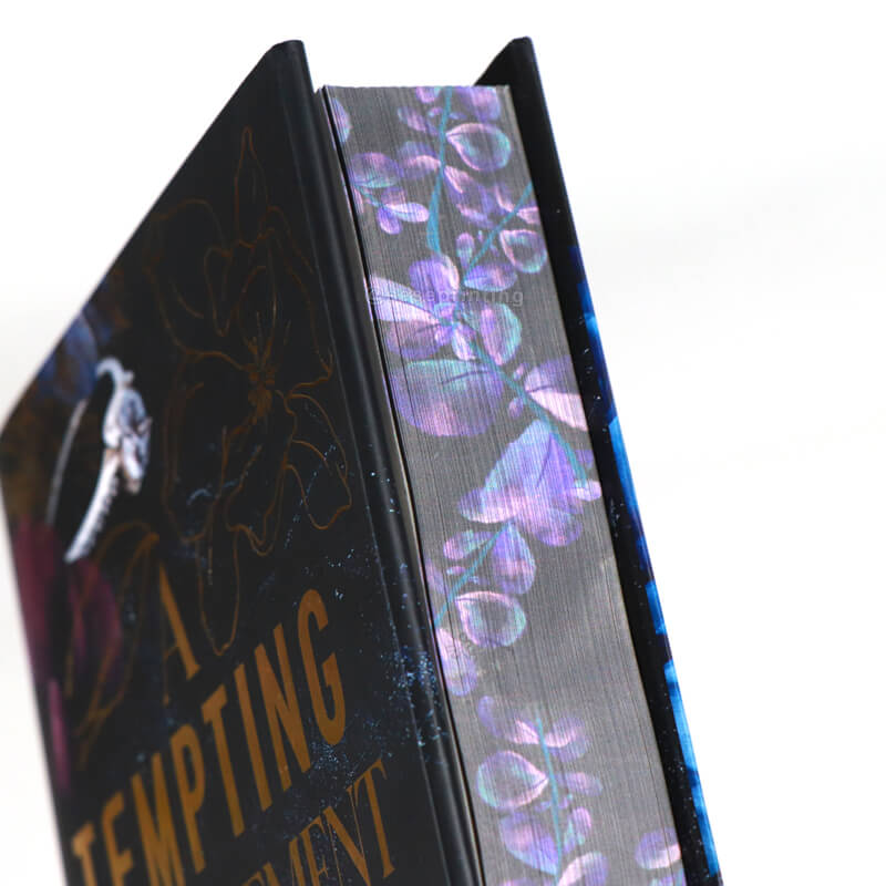 Gold Foil Hardback Novel with Foil Dust Jackets and Sprayed Edges 10