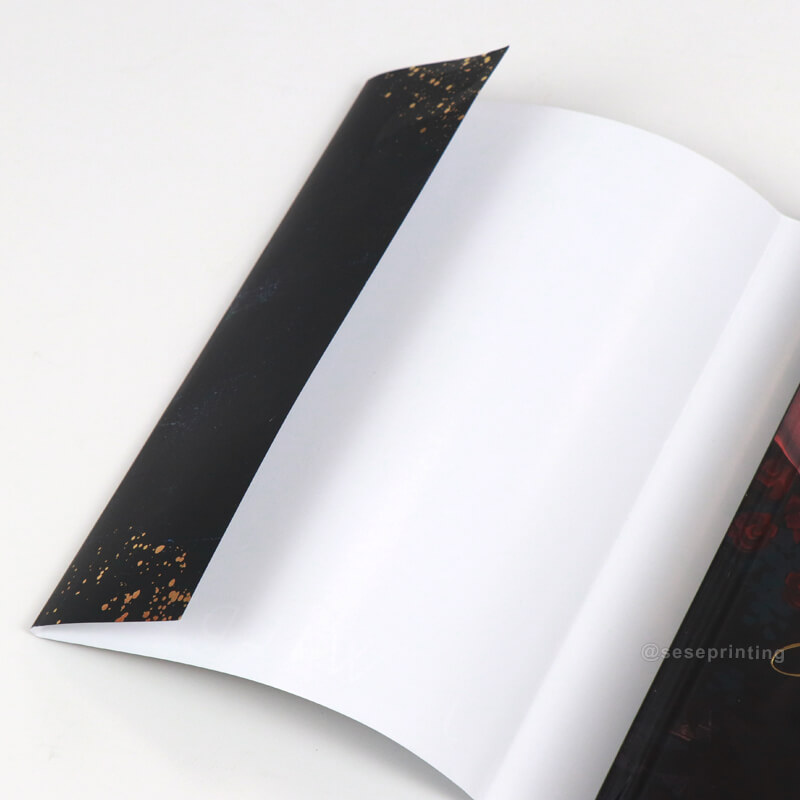 Gold Foil Hardback Novel with Foil Dust Jackets and Sprayed Edges 8