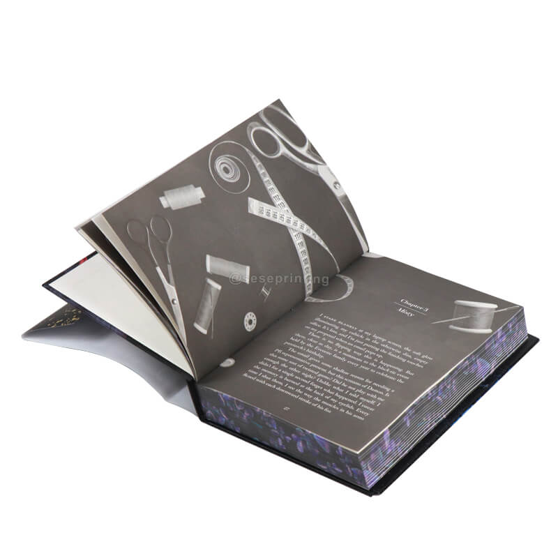 Gold Foil Hardback Novel with Foil Dust Jackets and Sprayed Edges 7