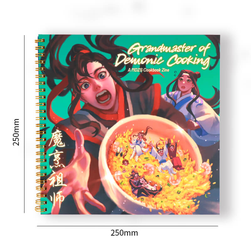 Make Your Own Cookbook Custom Printing Spiral Bound Paperback Book 6