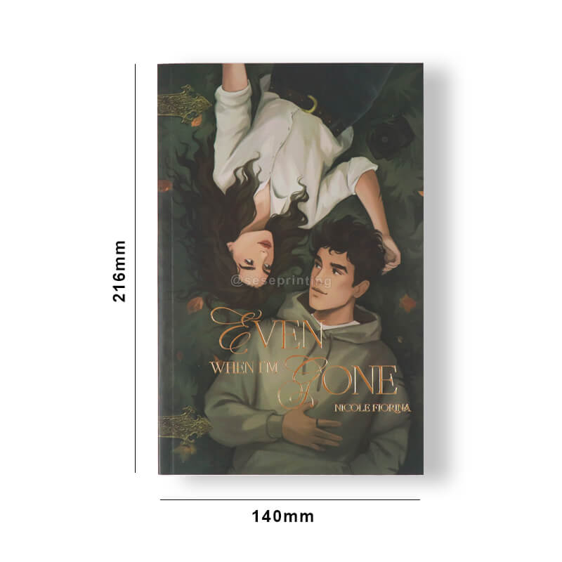 Perfect Bound Book Full Color Printing Paperback Romance Novel 6