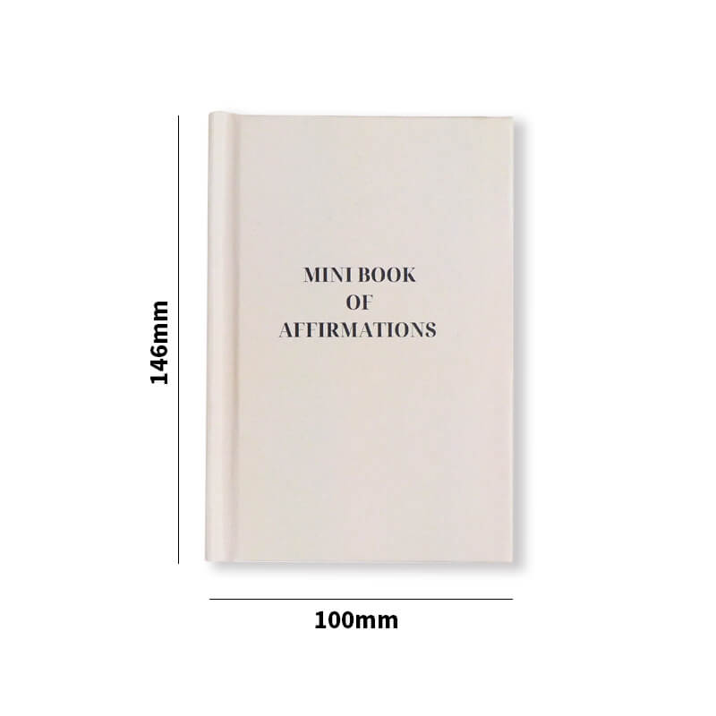 Custom Mini Pocket Books Printing Hardcover Affirmation Book 6