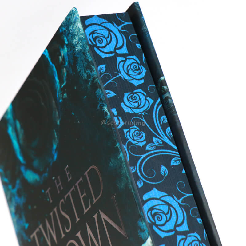 Special Edition Book Printing Foil Stamped, Dust Jacket and Sprayed Edges 11