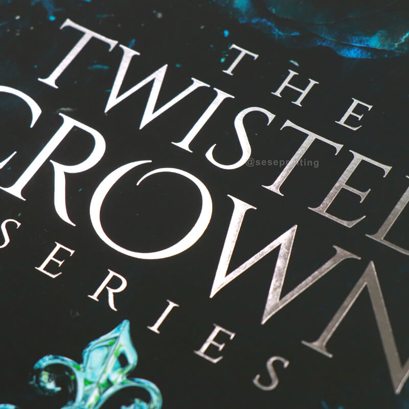 Special Edition Book Printing Foil Stamped, Dust Jacket and Sprayed Edges 10