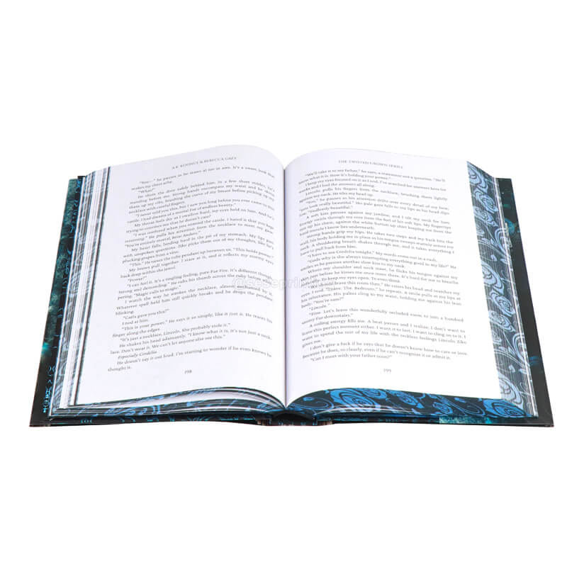 Special Edition Book Printing Foil Stamped, Dust Jacket and Sprayed Edges 8