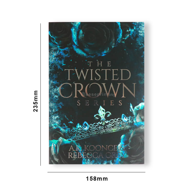 Special Edition Book Printing Foil Stamped, Dust Jacket and Sprayed Edges 6