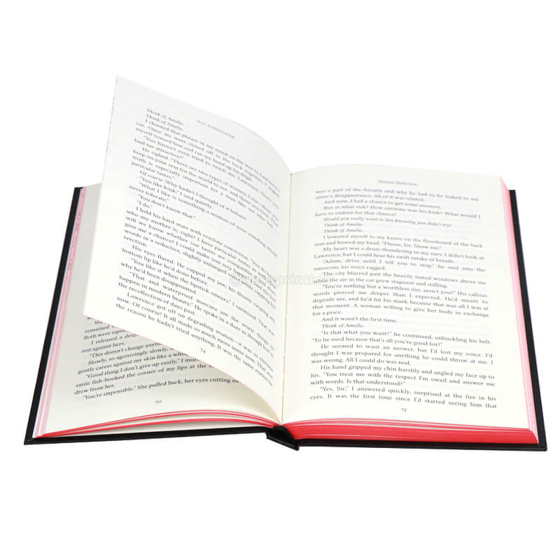 Special Edition Book with Foil on the Cover and Sprayed Edges 7