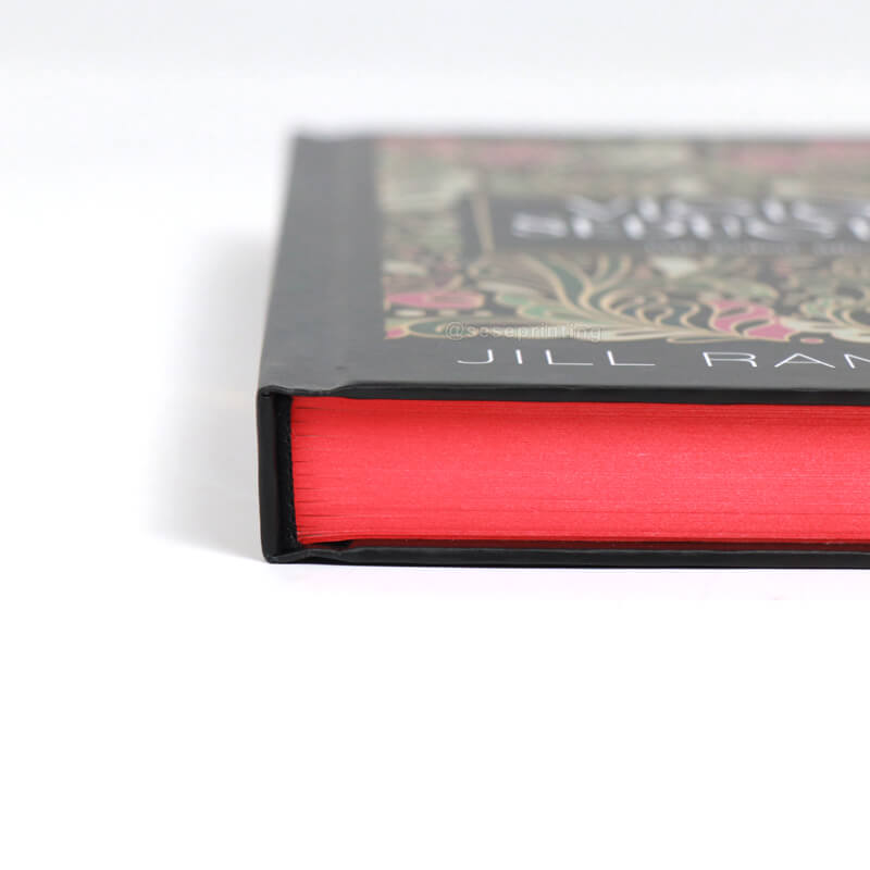 Special Edition Book with Foil on the Cover and Sprayed Edges 10