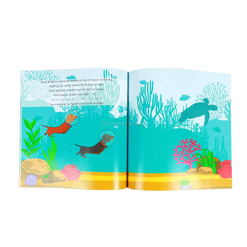 Paperback Children Books Full Color Printed Kids Illustration Book 7