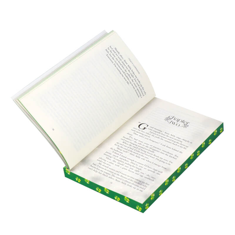 Paperback Book Printing with Custom Sprayed Edges and Foiling Cover 7