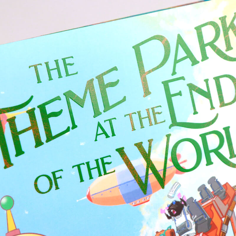 Paperback Novel Printing with Spot UV and Image Sprayed Edges 8