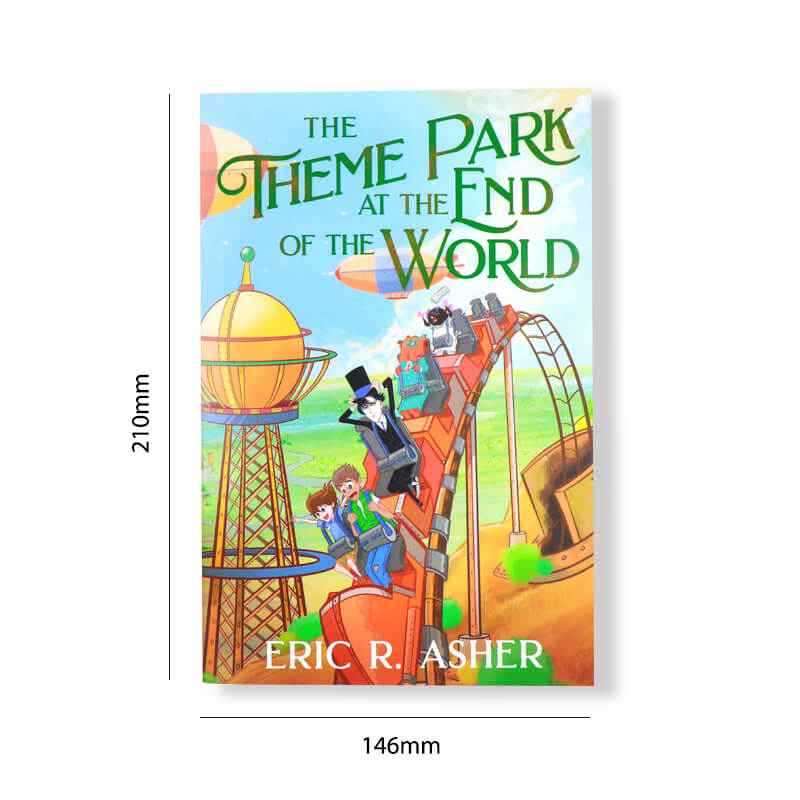 Paperback Novel Printing with Spot UV and Image Sprayed Edges 6