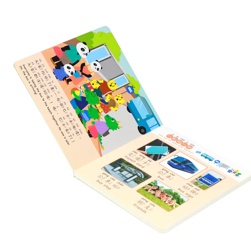 Children Board Book Custom Printing Kid Story Book Manufacturer 7