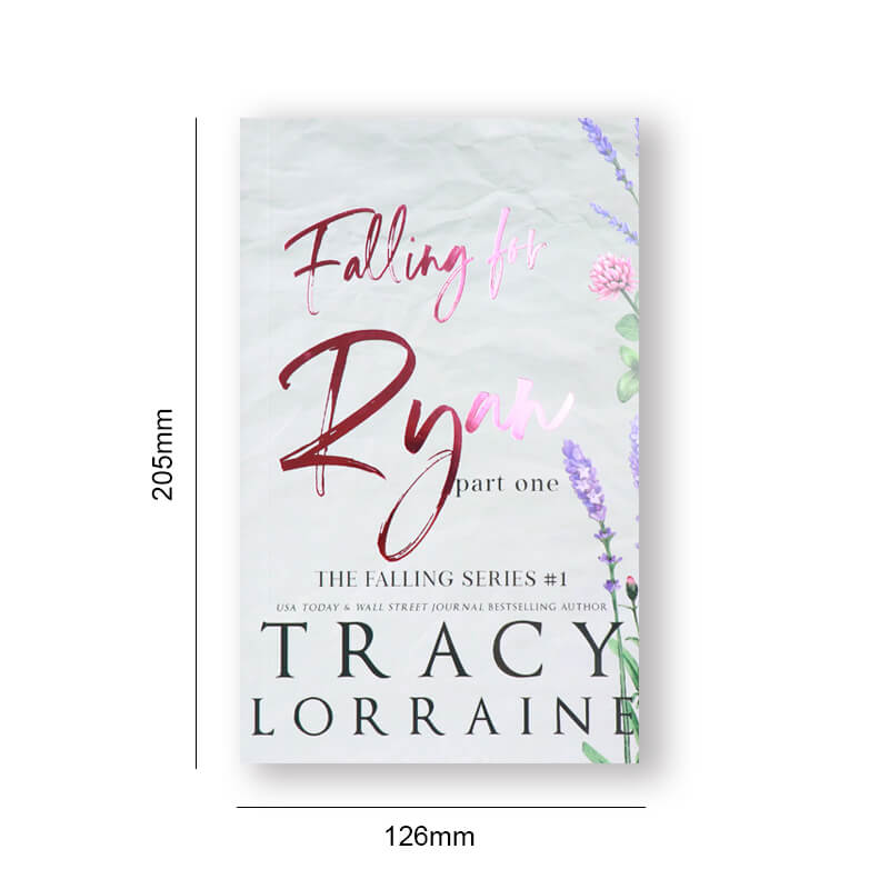 Paperback Novel Printing Foil Softcover Books with Stenciled Edges 6