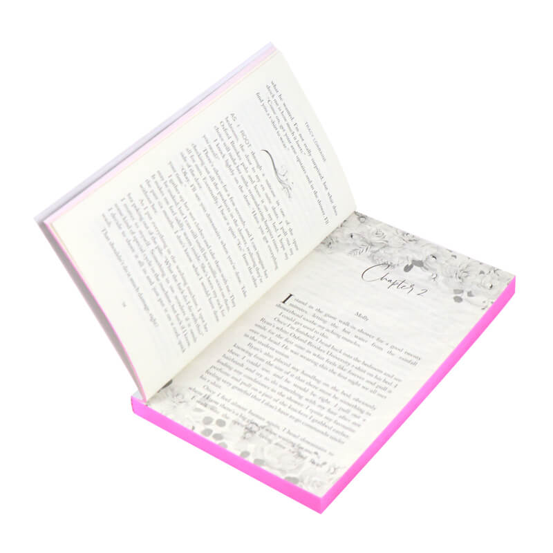 Paperback Novel Printing Foil Softcover Books with Stenciled Edges 7