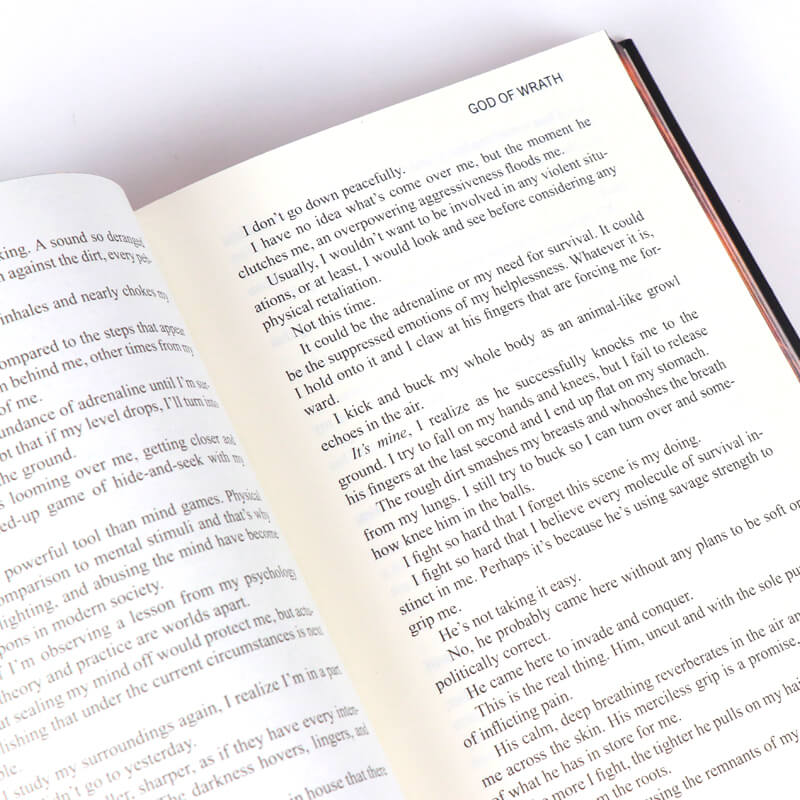 Adult Romance Novel Books with Sprayed Edges and Foil Endpapers 8